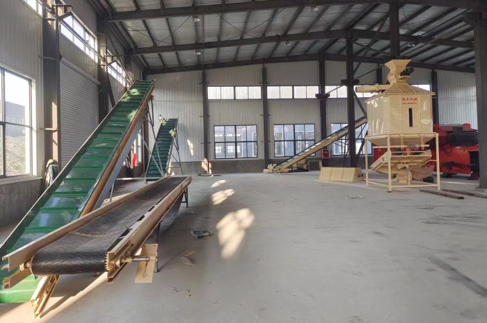 生物質顆粒機生產線組裝展示